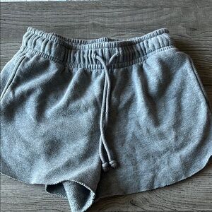 Women's Gray Casual Shorts w/ pockets
